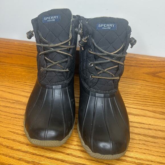 Sperry Duck Boots Size 9 Quilted F16-61775 Rain - Picture 1 of 9